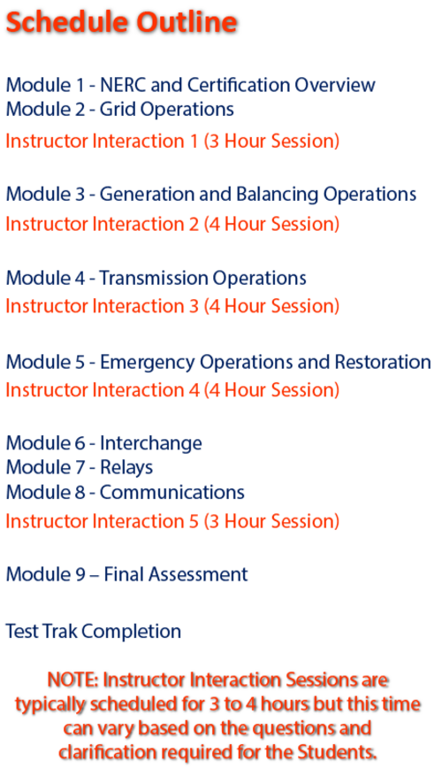 Enroll in our NERC Certtifcation Blended Prep Course today!